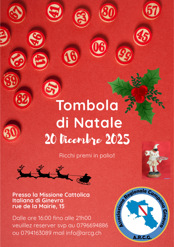 1ª Edizione della “Tombola di Natale"